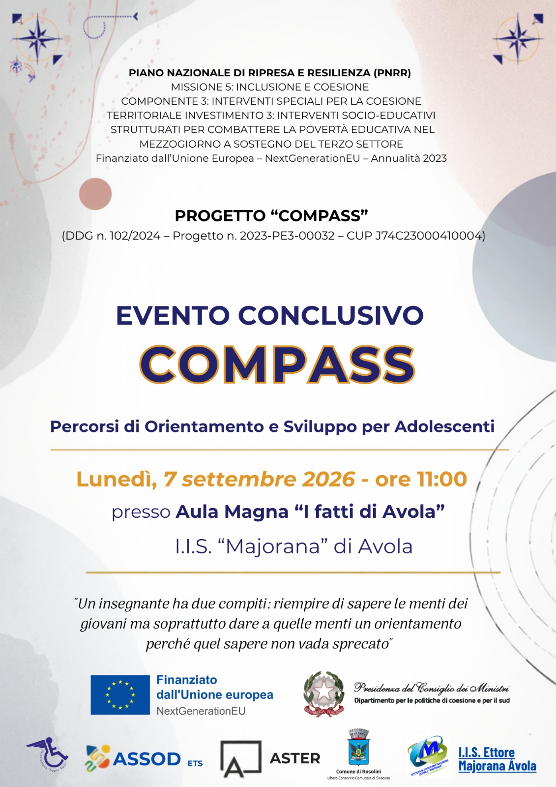 Evento conclusivo COMPASS